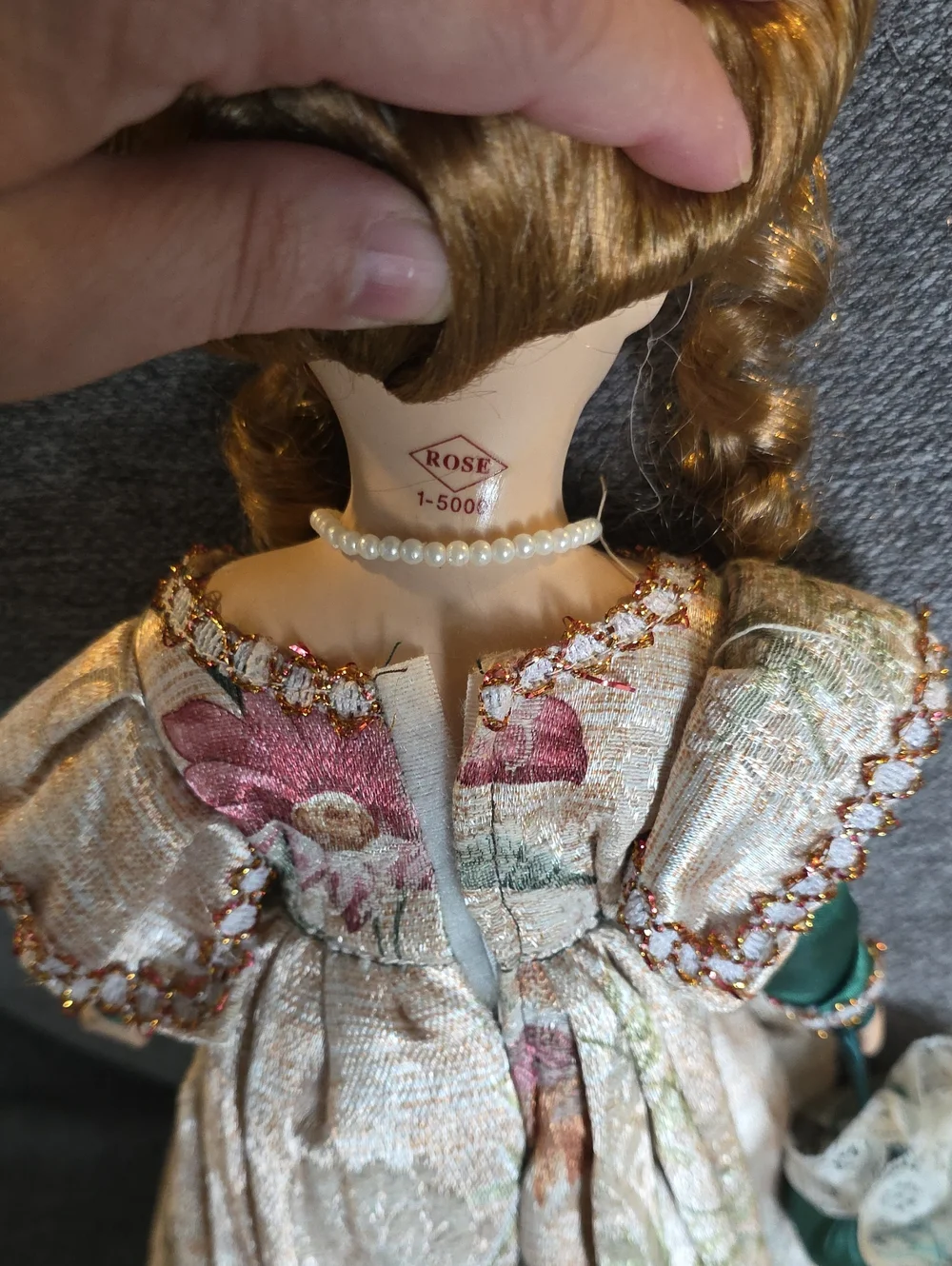 vintage porcelain doll from the Rose Collection (1-5000 series